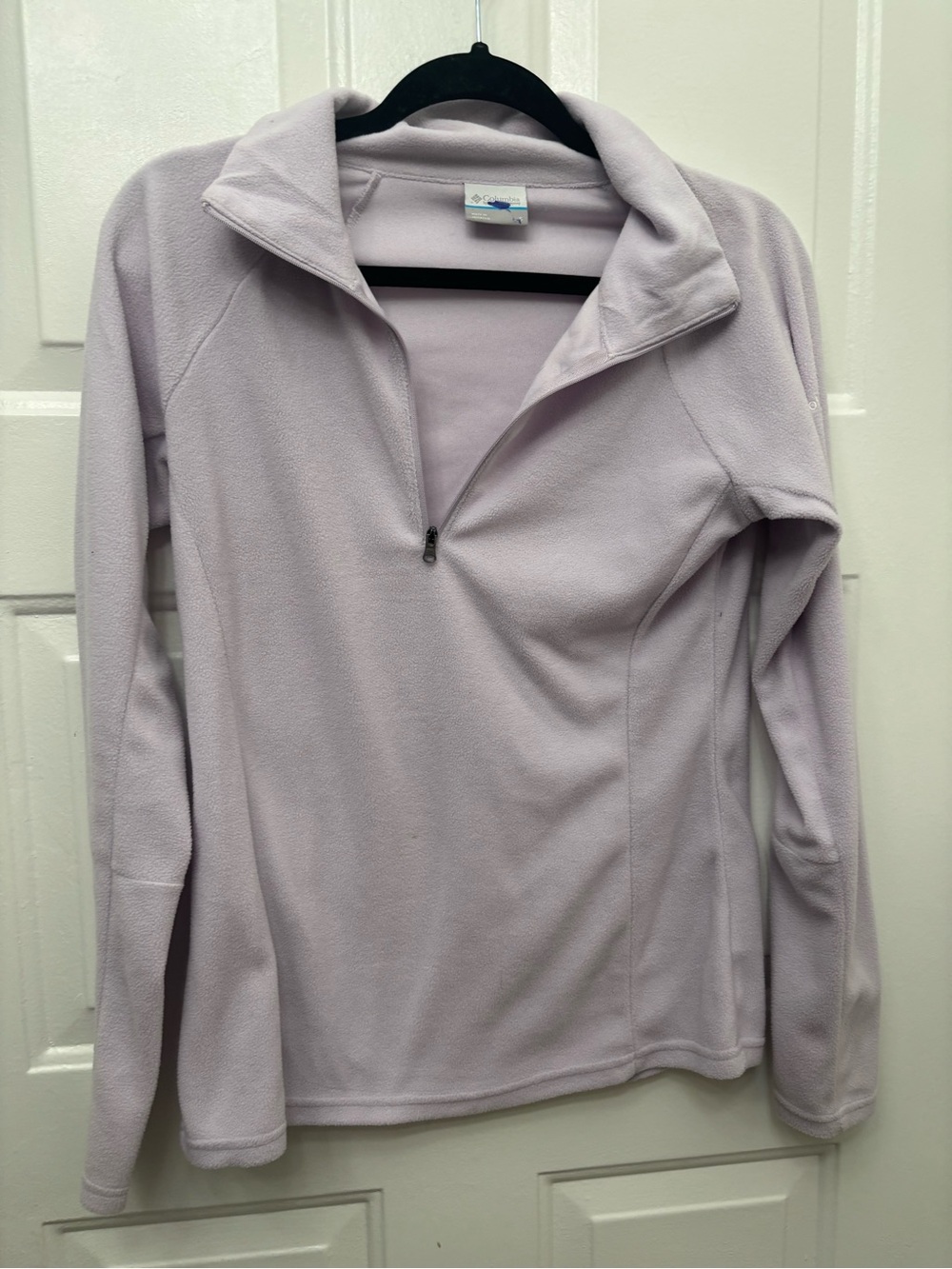 Columbia Lavender Half-Zip Fleece Pullover - Women